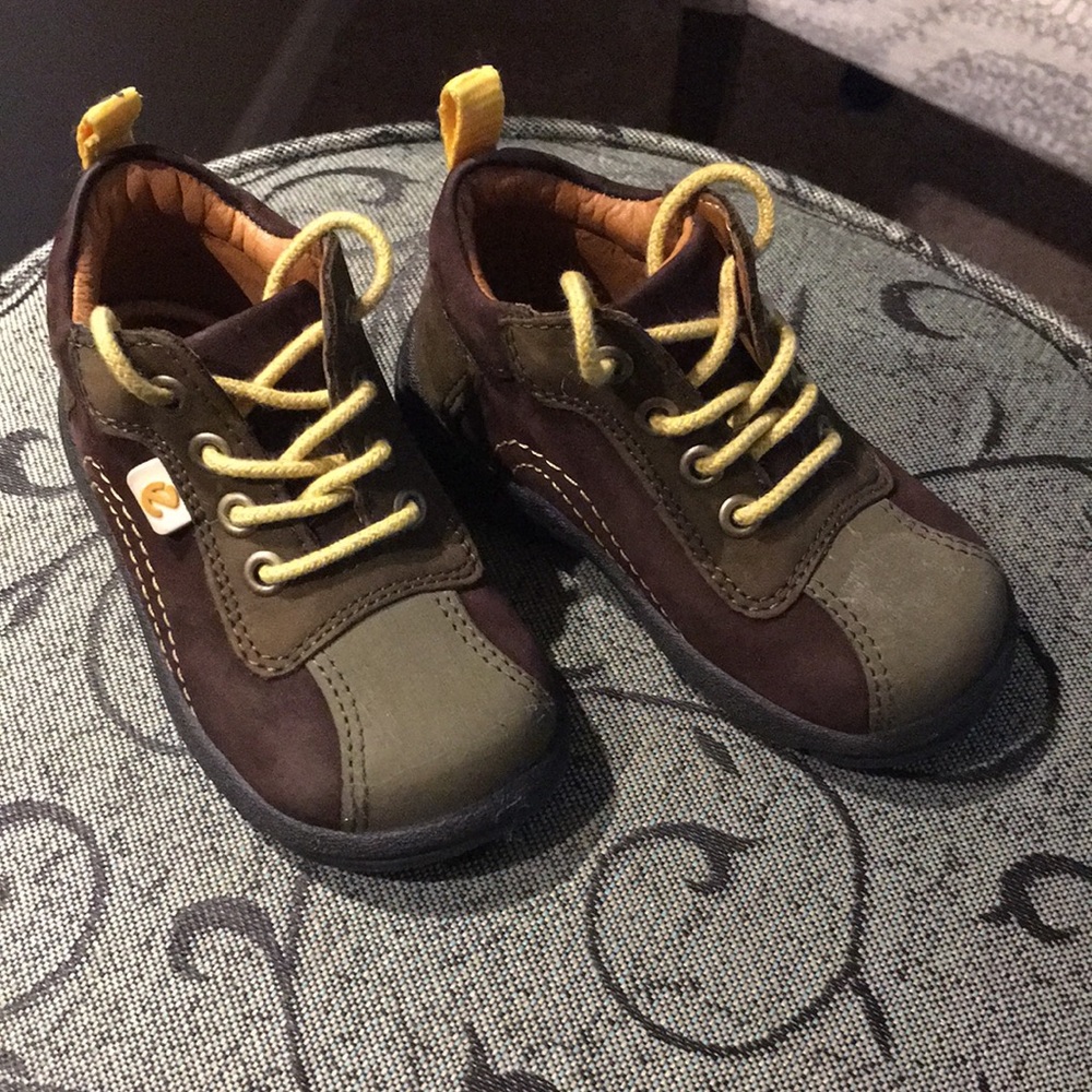 Ecco Brown Infant/Toddler Boots Leather Sz 19